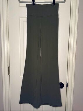 Athleta Elation Flare Pant — Olive Green